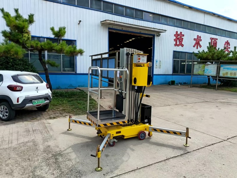 單桅柱高空作業平臺手推式主要作用是什么？